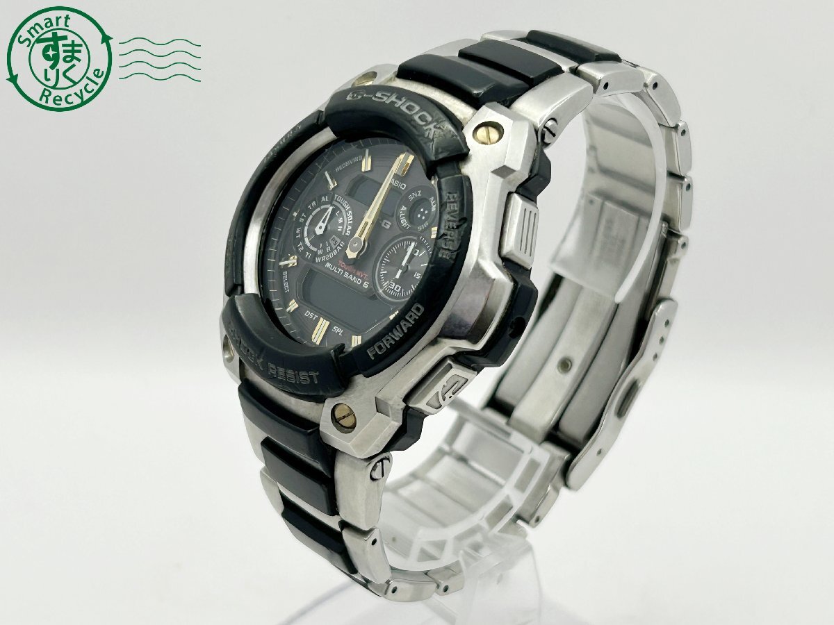2404603921 ◇ CASIO カシオ G-SHOCK ジーショック MT-G MTG-1500 デジアナ タフソーラー ブラック メンズ 腕時計 中古の画像3