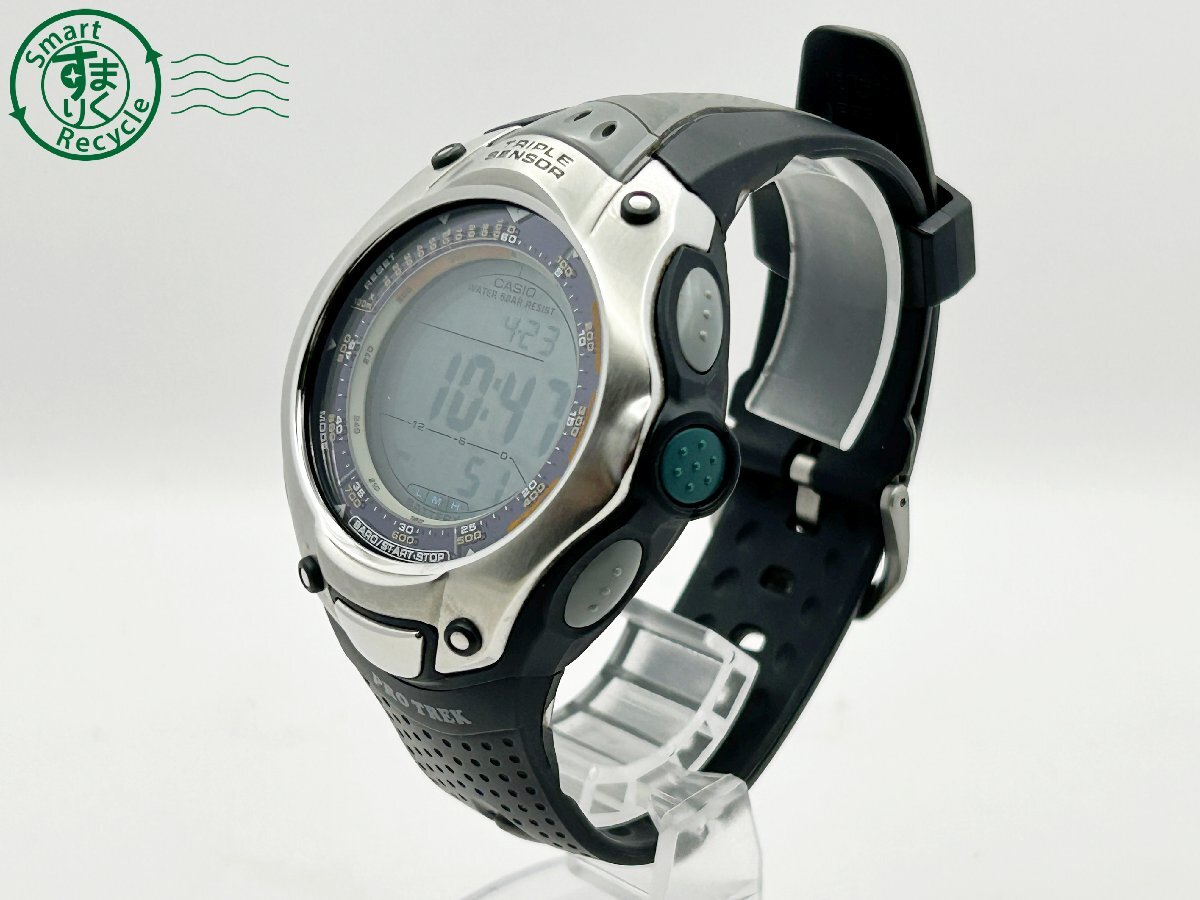 2404604050 ◇ CASIO カシオ PROTREK プロトレック PRG-70J トリプルセンサー デジタル メンズ タフソーラー 腕時計 中古の画像3