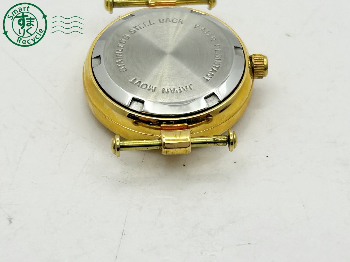 2404604318 ◇ Pearlight モザイクオパール シェル文字盤 ゴールド 3針 フェイスのみ レディース クォーツ QUARTZ QZ 腕時計 中古の画像7