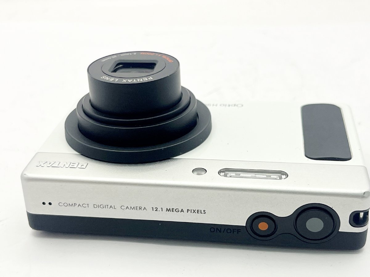 2404604536 ■ PENTAX ペンタックス Optio H90 デジタルカメラ バッテリー付き 通電確認済み 液晶漏れ有 ジャンク カメラの画像3