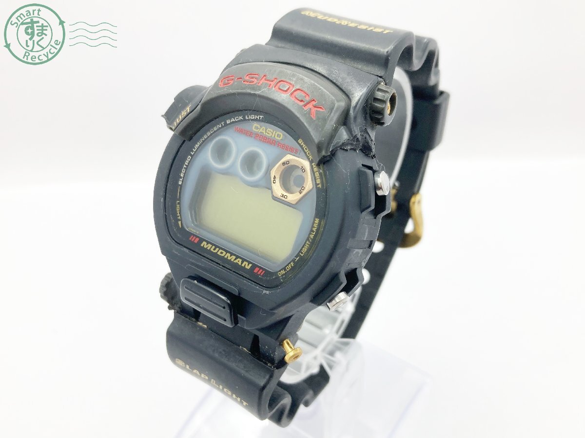 2404604563 ♭ CASIO カシオ G-SHOCK Gショック MUDMAN マッドマン DW-8400 腕時計 QZ クオーツ デジタル ヴィンテージ 中古の画像3