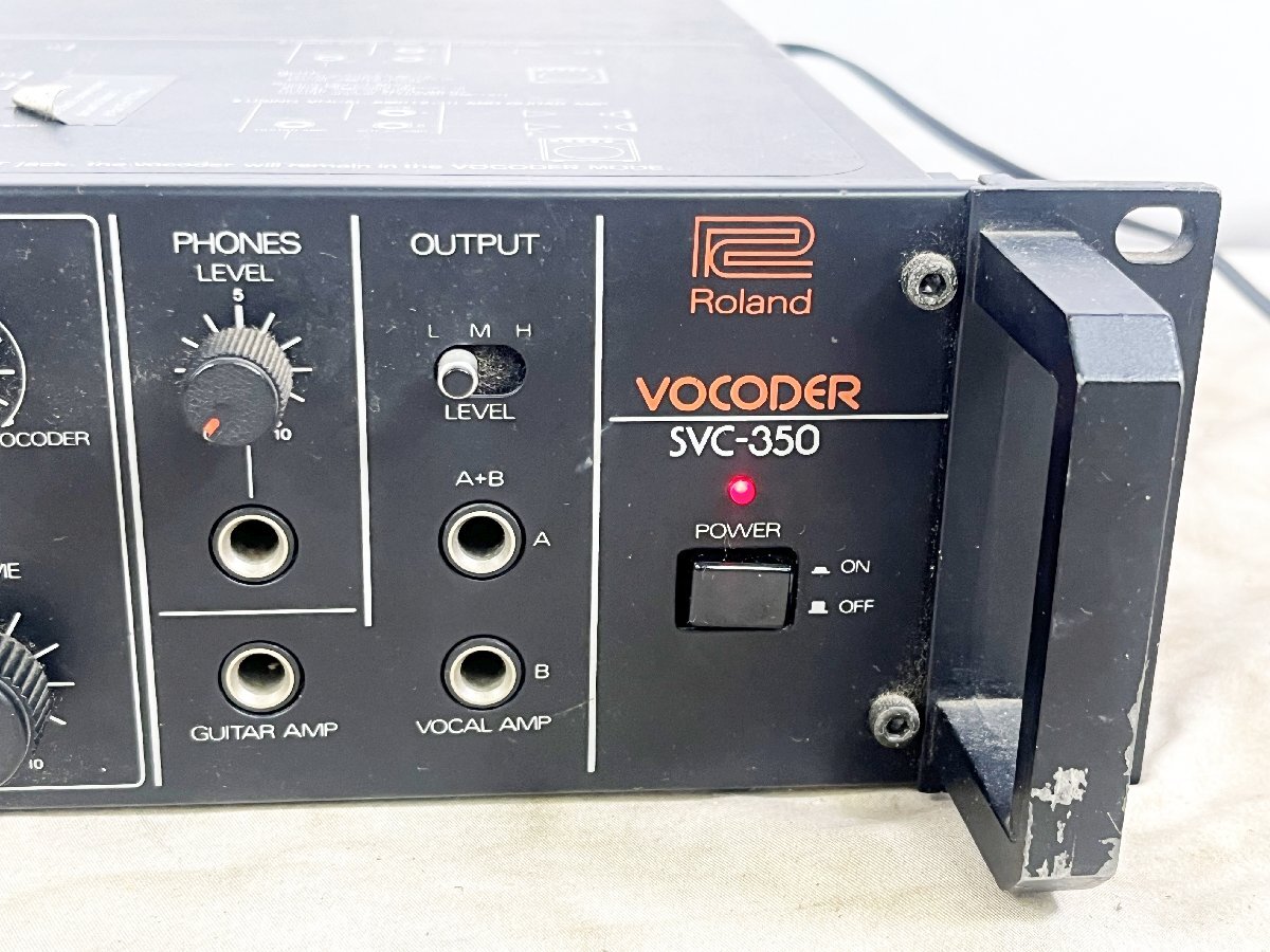 2404604683 # 1 иен ~ Roland Roland SVC-350 VOCODERboko-da- Vocal эффектор 2U подставка крепление орудия и материалы электризация подтверждено 