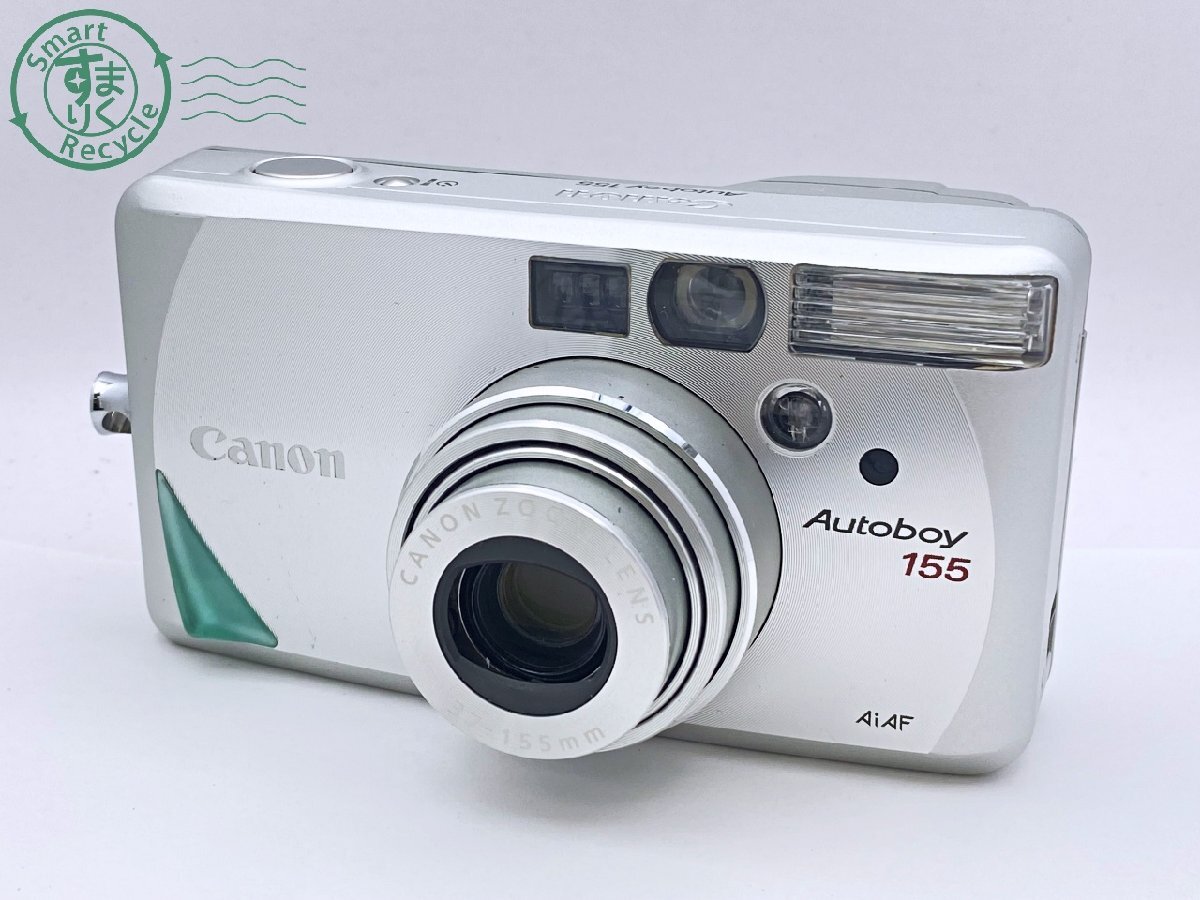 2404604529 ●Canon Autoboy 155 キヤノン オートボーイ フィルムカメラ コンパクトカメラ 通電確認済み 中古の画像1