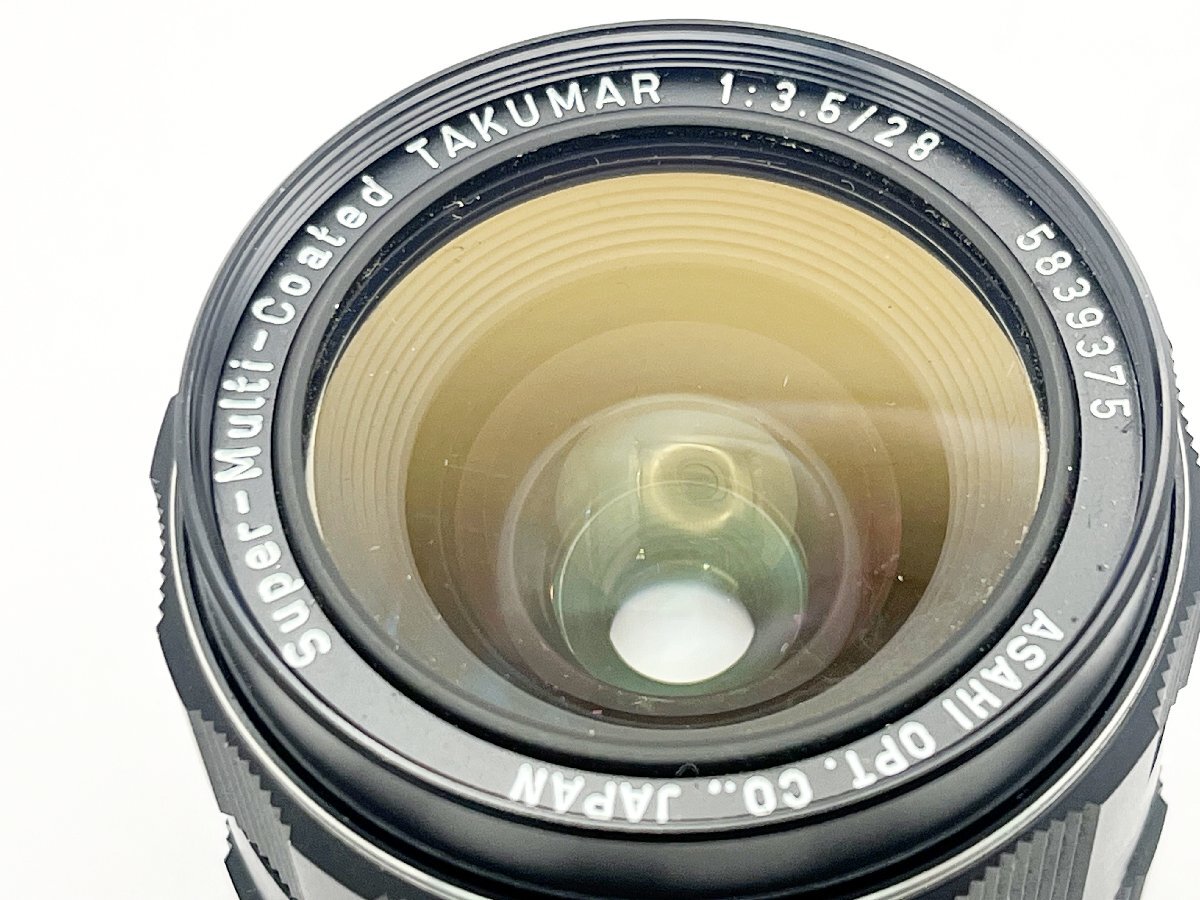 2404604759 ■ ASAHI PENTAX アサヒペンタックス 一眼レフカメラ用レンズ TAKUMAR 1:3.5/28 キャップ付き カメラの画像2