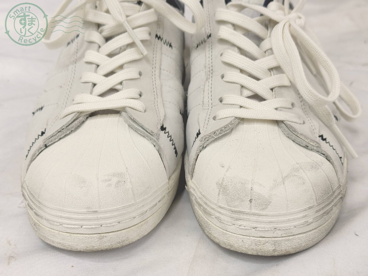 2404604821　〇 adidas SUPERSTAR FV3023 アディダス スーパースター レザー ローカットスニーカー US 9 2/1 JP 27.5cm_画像2