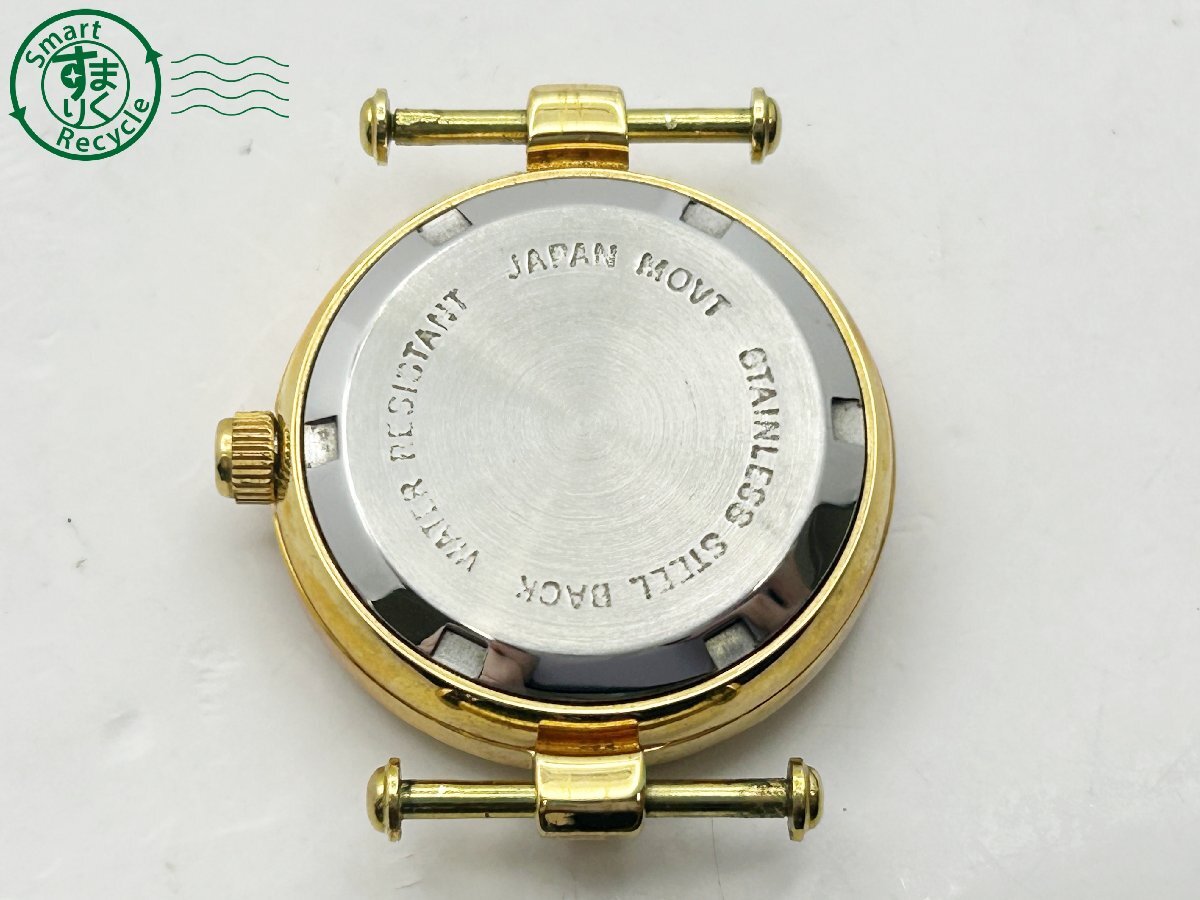 2404604318 ◇ Pearlight モザイクオパール シェル文字盤 ゴールド 3針 フェイスのみ レディース クォーツ QUARTZ QZ 腕時計 中古の画像2