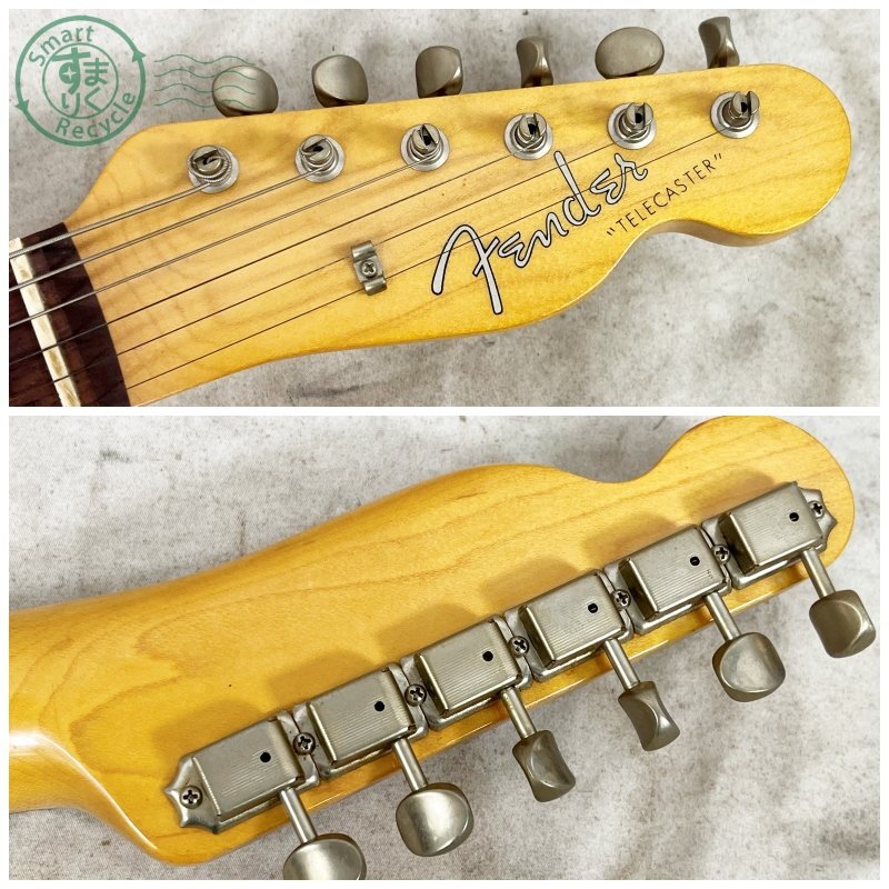 2404602305 ■ 1円~ Fender フェンダー Crafted in Japan TELECASTER テレキャスター エレキギター ホワイト系 S042702 音出しOK 弦楽器の画像4