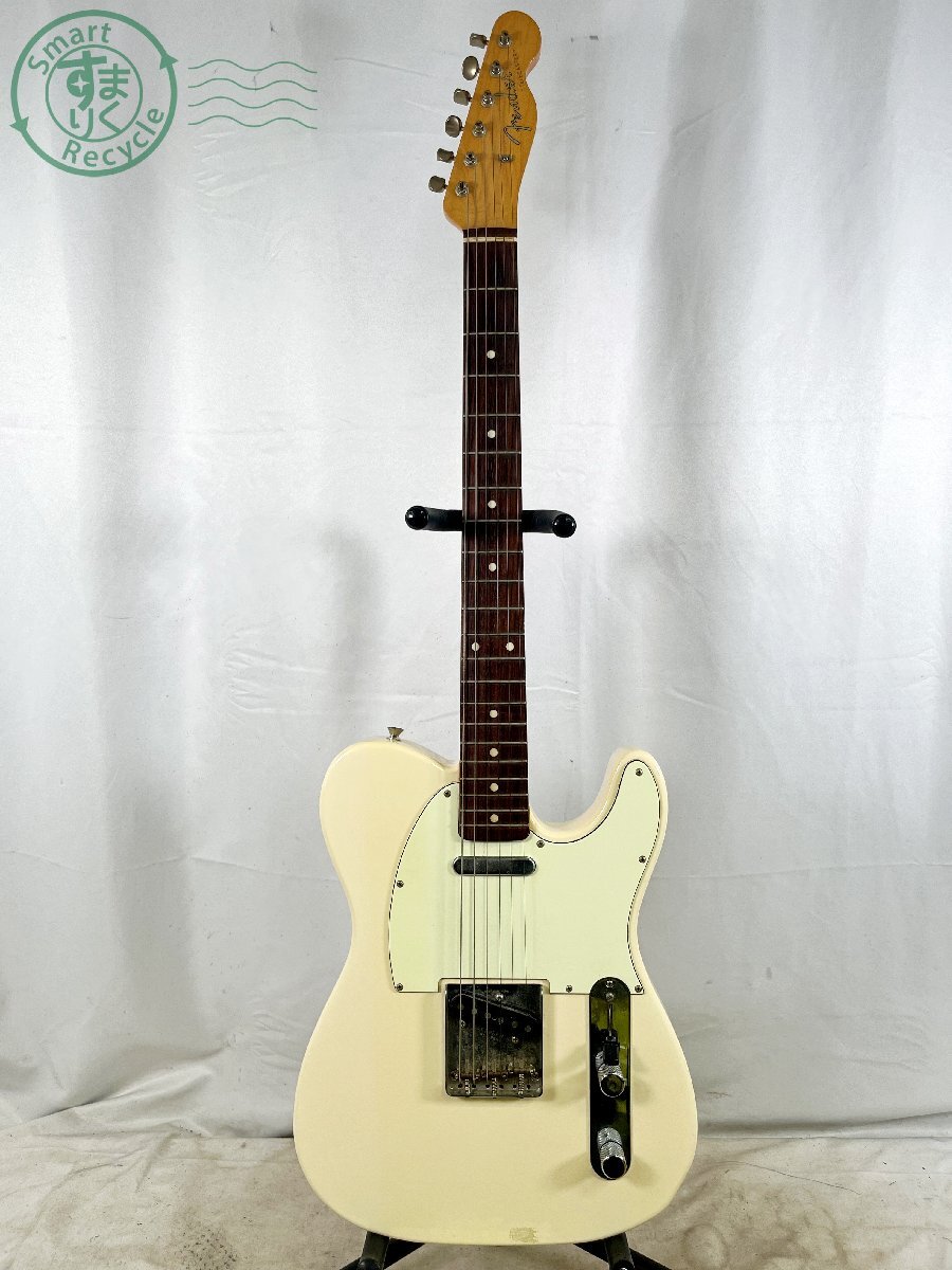 2404602305 ■ 1円~ Fender フェンダー Crafted in Japan TELECASTER テレキャスター エレキギター ホワイト系 S042702 音出しOK 弦楽器の画像1