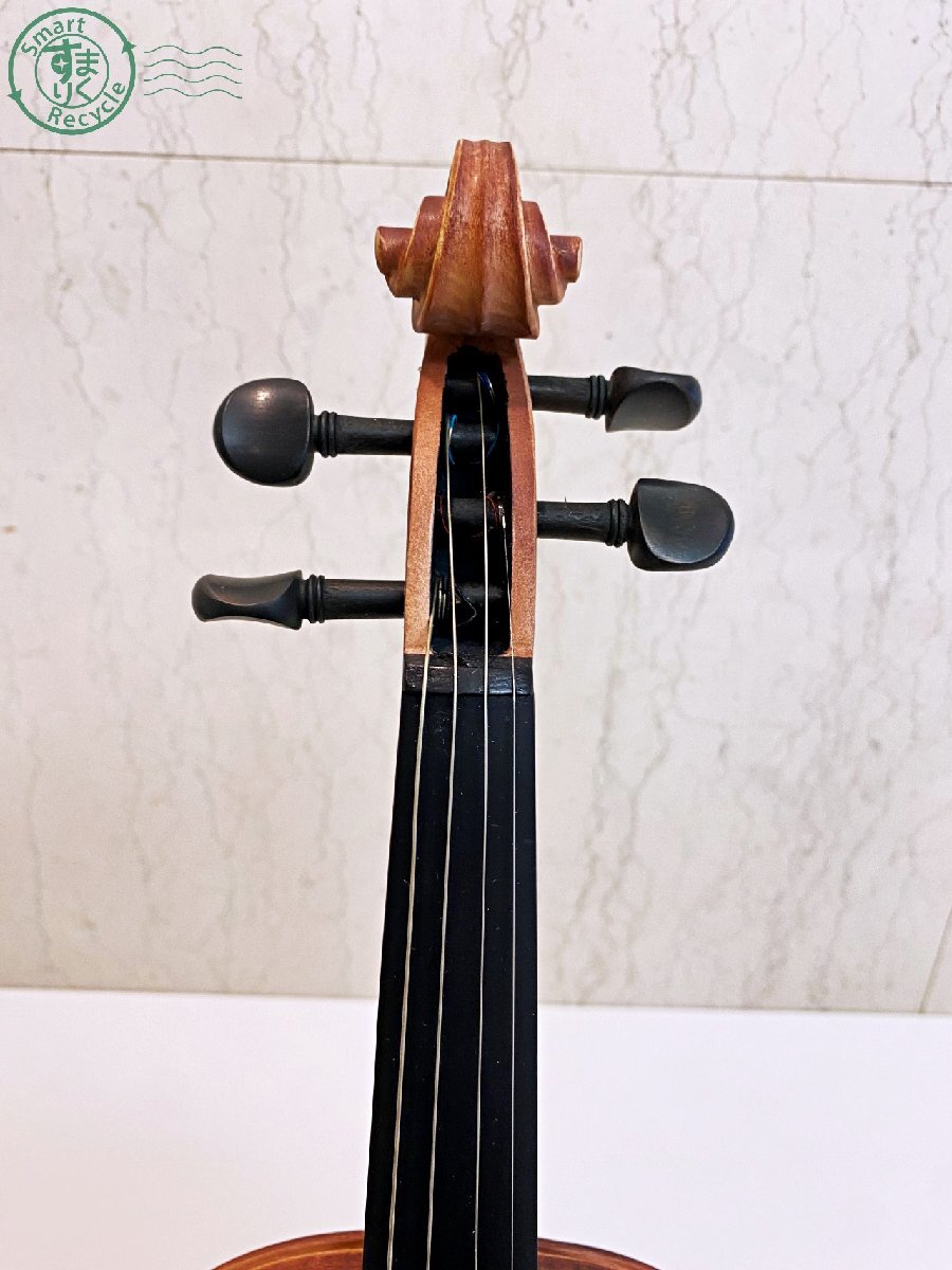 2404605148　●Hallstatt V-12 バイオリン ハルシュタット ヴァイオリン ケース 弓 付き 約60cm 弦楽器 楽器 中古_画像3