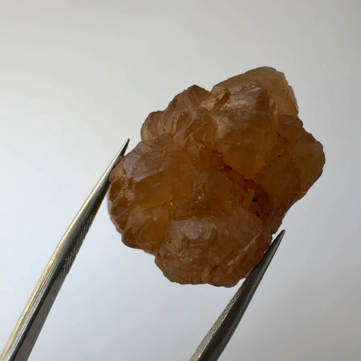【E24513】 蛍光 エレスチャル シトリン 鉱物 原石 水晶 パワーストーン