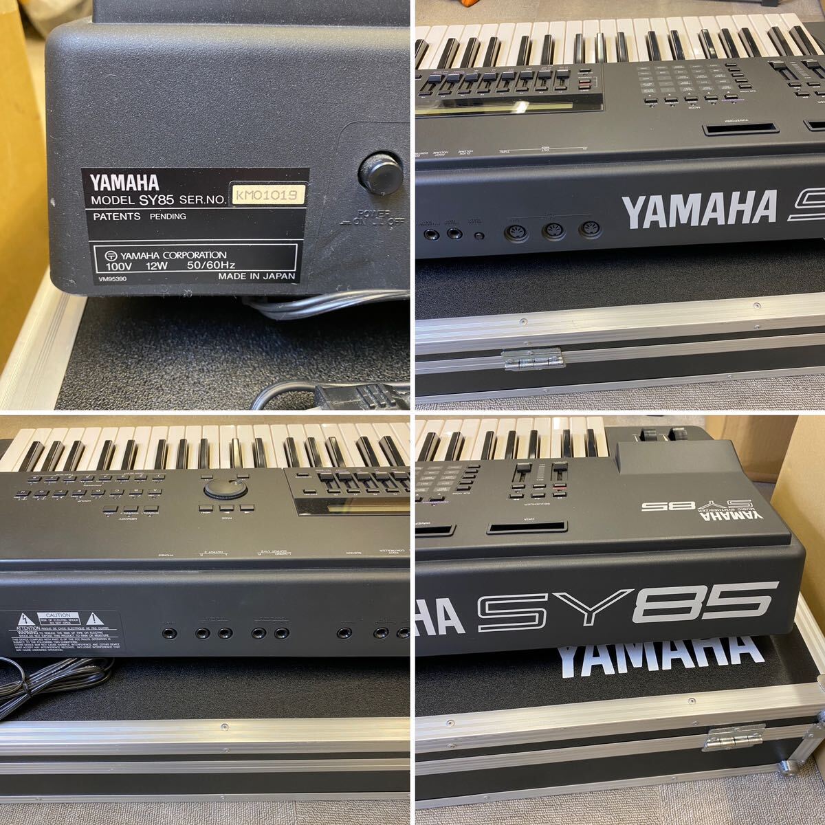 【C-9】YAMAHA ヤマハ SY85 シンセサイザー ハードケース付き 鍵盤楽器 動作未確認の画像4