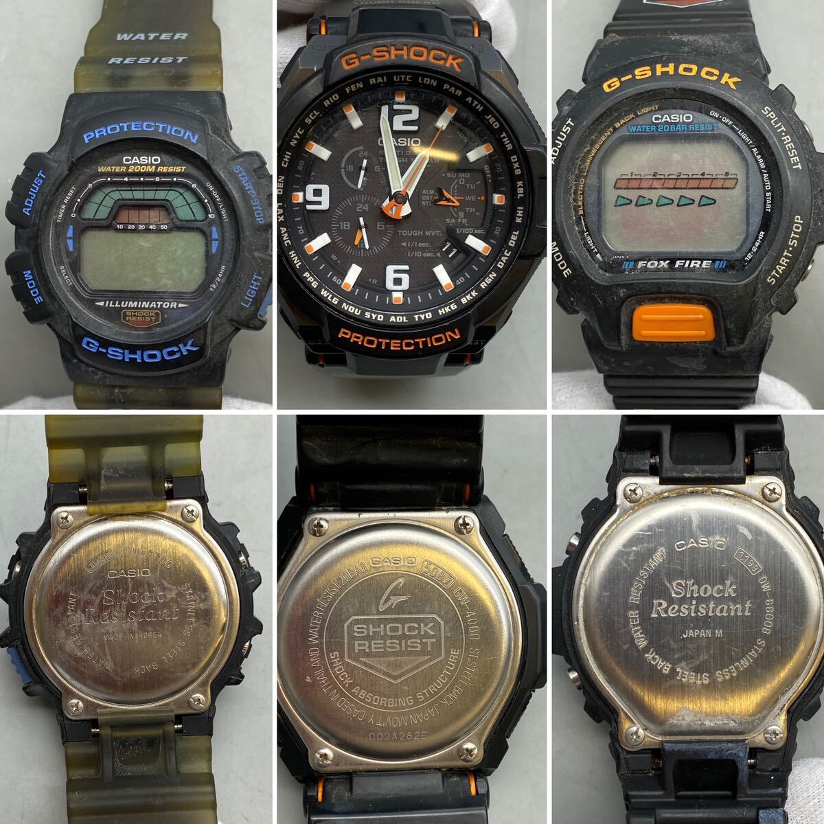 【AC-22】CASIO カシオ G-SHOCK 腕時計 まとめ GW-4000-1A (稼働品) その他 動作未確認 ジーショック 電波ソーラー デジタル クオーツの画像4