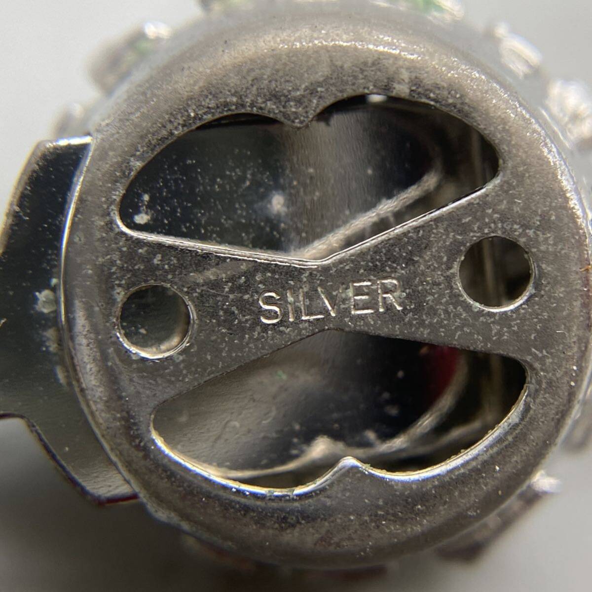 【P-15】 本パール 真珠 ネックレス 6.5-6.7mm 総重量30g シルバー SILVER 刻印 ケース の画像6