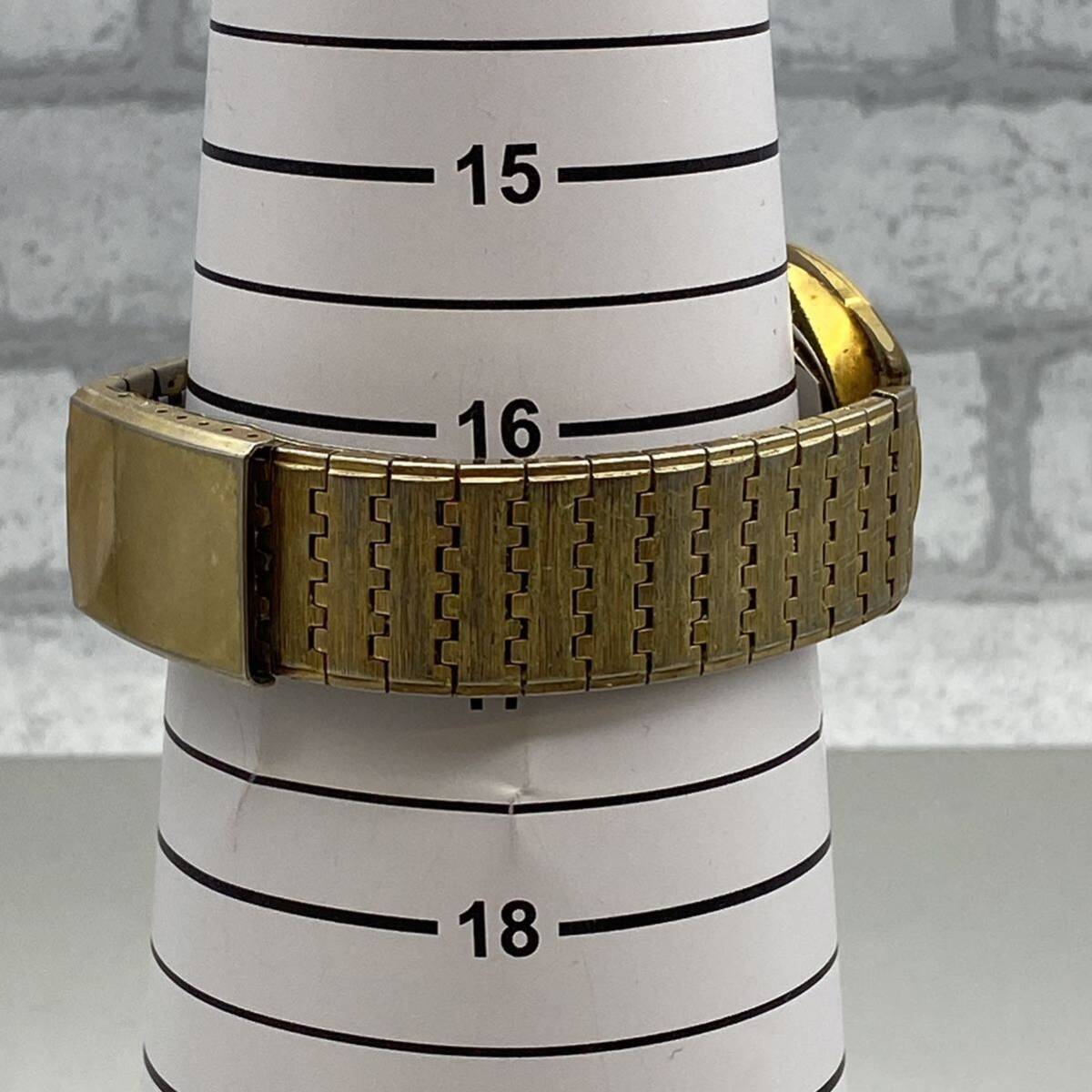 【V-5】 SEIKO セイコー 稼働品 自動巻き 6206-8980 セイコー マチック ウィークデーター デイデイト ゴールドカラー メンズ 腕時計の画像7