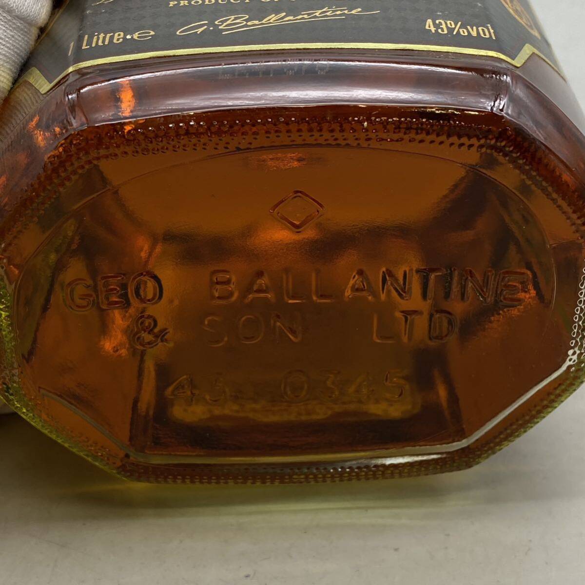 【酒A-1】 Ballantine's GOLD SEAL バランタイン ゴールドシール スペシャルリザーブ 12年 スコッチウイスキー 1L 1000ml 43% 未開栓の画像9