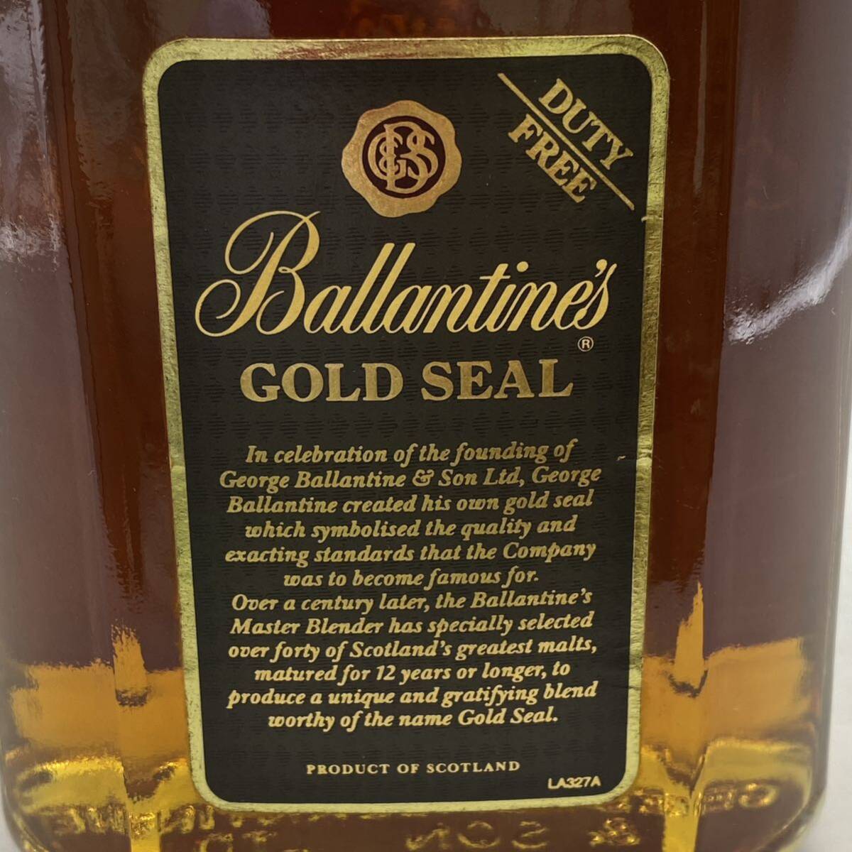 【酒A-1】 Ballantine's GOLD SEAL バランタイン ゴールドシール スペシャルリザーブ 12年 スコッチウイスキー 1L 1000ml 43% 未開栓の画像8