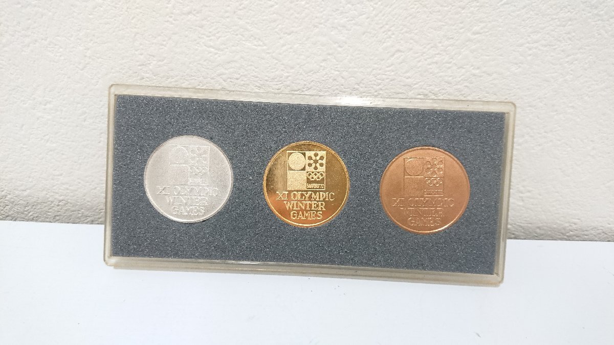 【送料無料】【美品】'72 札幌オリンピック 冬季五輪 記念メダル3種 キングラム（イ）の画像2