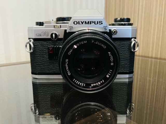 フィルムカメラ OLYMPUS OM10 M-SYSTEM F.ZUIKO AUTO-S 1:1.8 f=50mm オリンパス カメラ 中古 他レンズおまけ   【鑑定本舗】の画像3