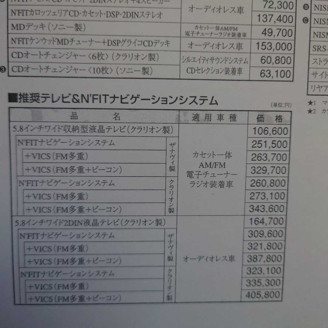 1998年4月・S13・シルエイティ・価格表(A3)&案内状(A4)・　カタログ・無　・掲載・SILEIGHTY　きっずはあと　限定500台　頭文字D　_画像5