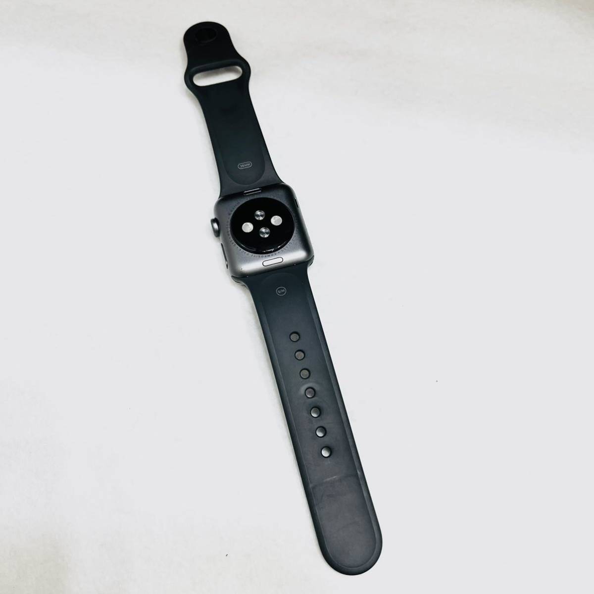 Apple Watch Series 3 スポーツバンド black 38mm 訳あり品の画像3