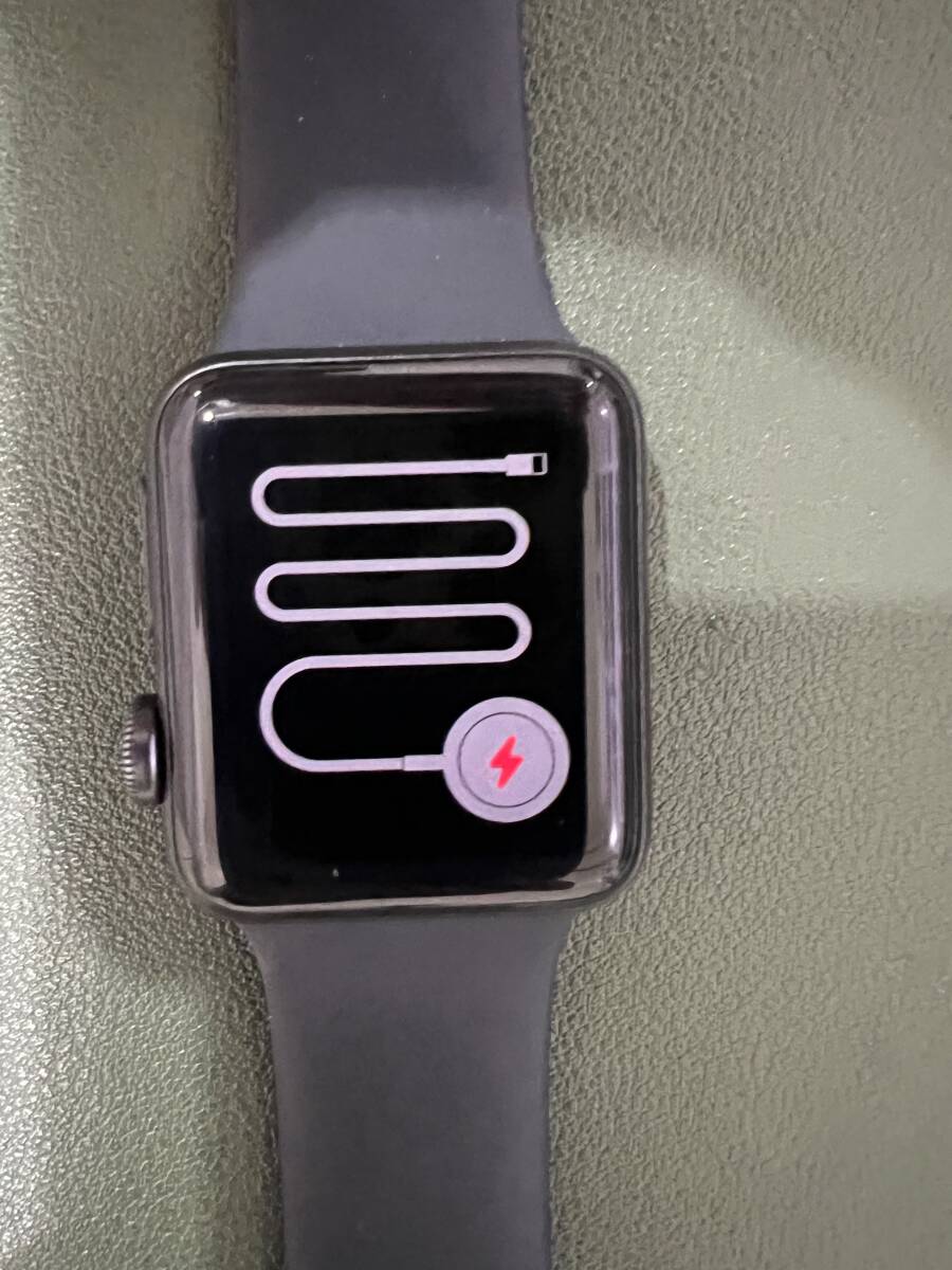 Apple Watch Series 3 スポーツバンド black 38mm 訳あり品の画像10