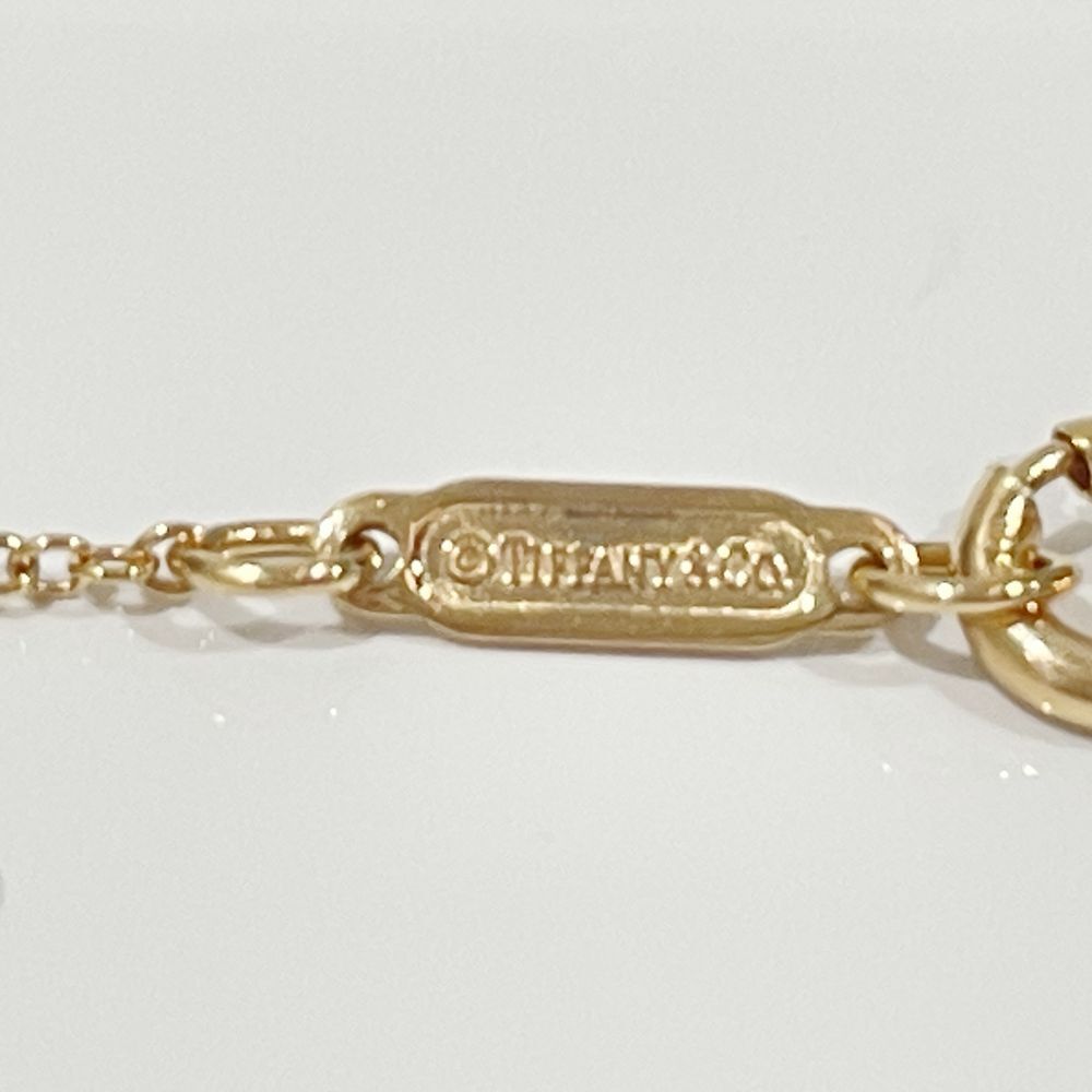 中古A/美品 TIFFANY&Co. ティファニー K18PG ネックレス オーバルキー 鍵モチーフ レディース ゴールド 20462541_画像4