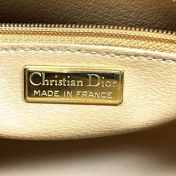 Christian Dior(クリスチャンディオール) ロゴ モノグラム ショルダーバッグ ヴィンテージ ハンドバッグ PVC/レザー 中古AB 20240216_画像8