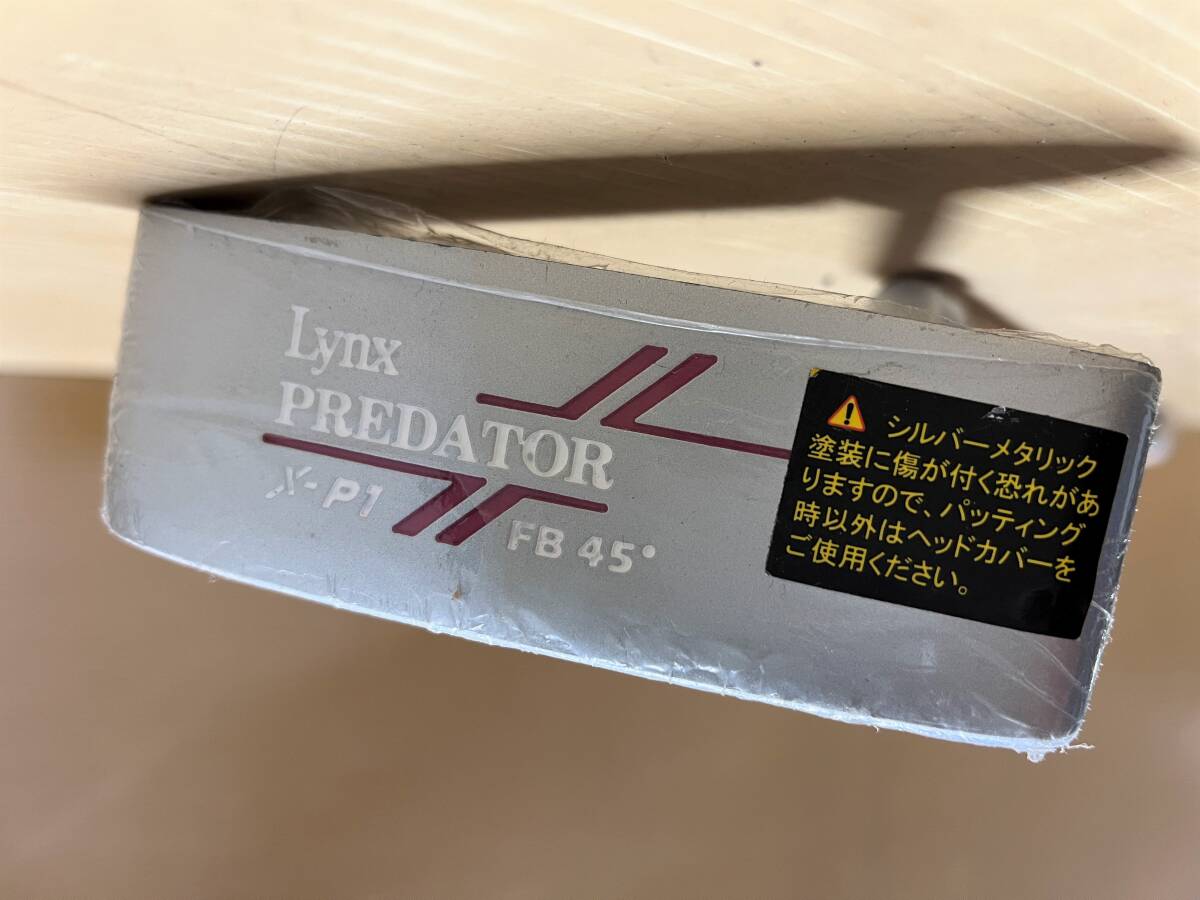 K-65*Lynx* links PREDATOR putter X-P1 FB45° unused storage goods 