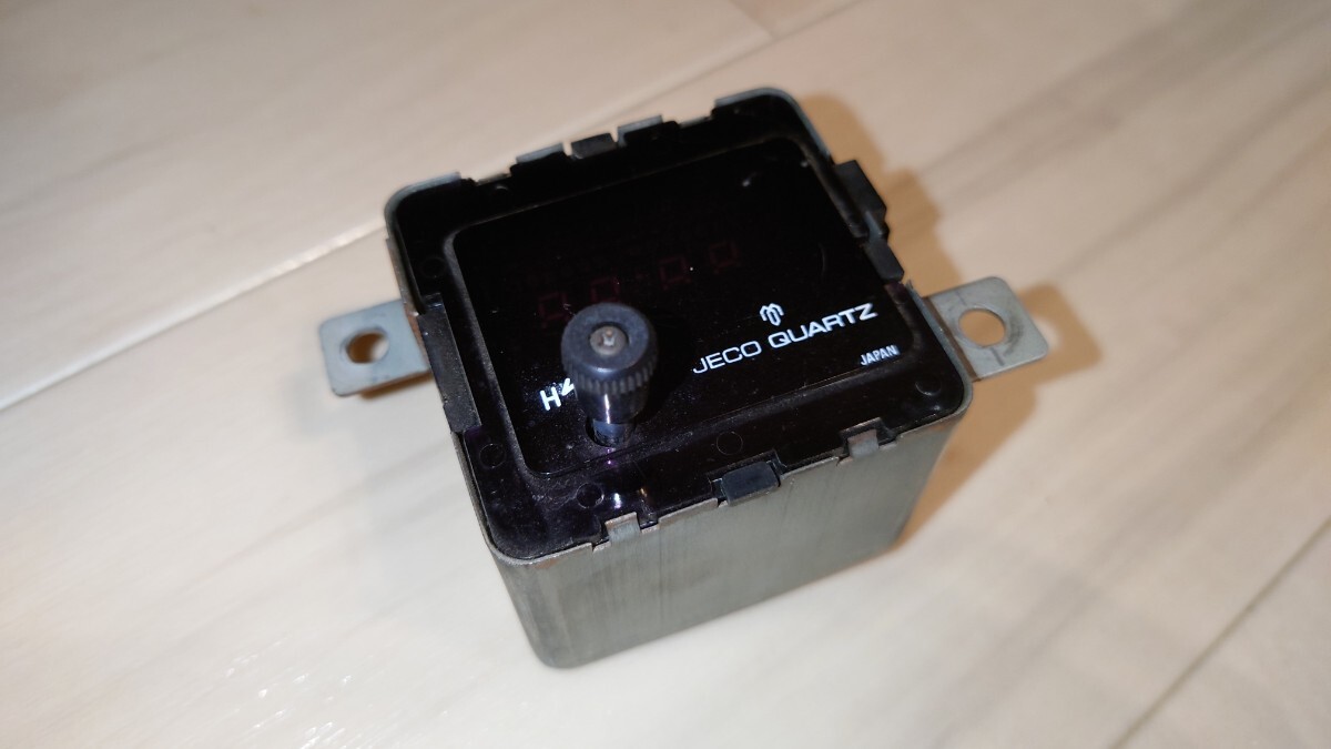 【激レア】 SS40T マイティボーイ、SS40C セルボ 純正オプション デジタル時計 JECO マイティーボーイ 中古品 後期ダッシュボード用 の画像2