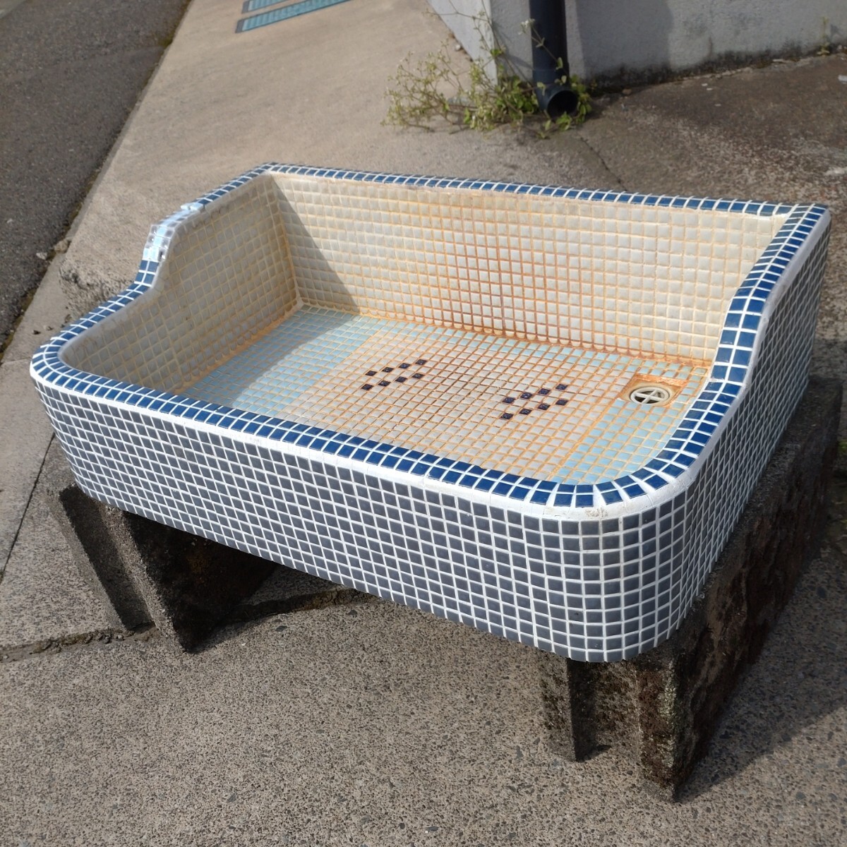 Yahoo!オークション - 昭和レトロ タイルシンク 園芸 DIY W60cm Yahoo!オークション - 昭和レトロ タイルシンク 園芸 DIY W60cm