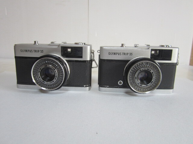 2台まとめ オリンパス OLYMPUS TRIP 35  (D.Zuiko F=40mm 1:2.8 ) フィルムカメラ シャッター切れます ジャンク扱いの画像1