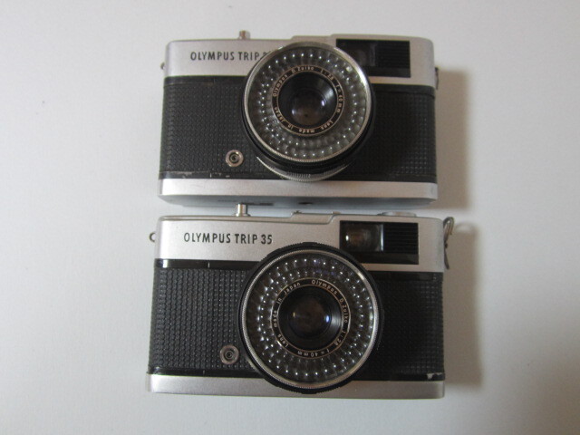 2台まとめ オリンパス OLYMPUS TRIP 35  (D.Zuiko F=40mm 1:2.8 ) フィルムカメラ シャッター切れます ジャンク扱いの画像9