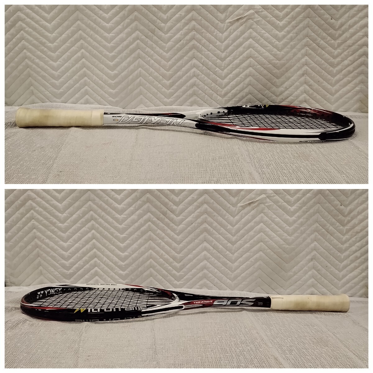 SK15 テニスラケット ヨネックス YONEX ネクスシーガ 90S Nitroframe ラケット スポーツ ラケットバッグセットの画像9