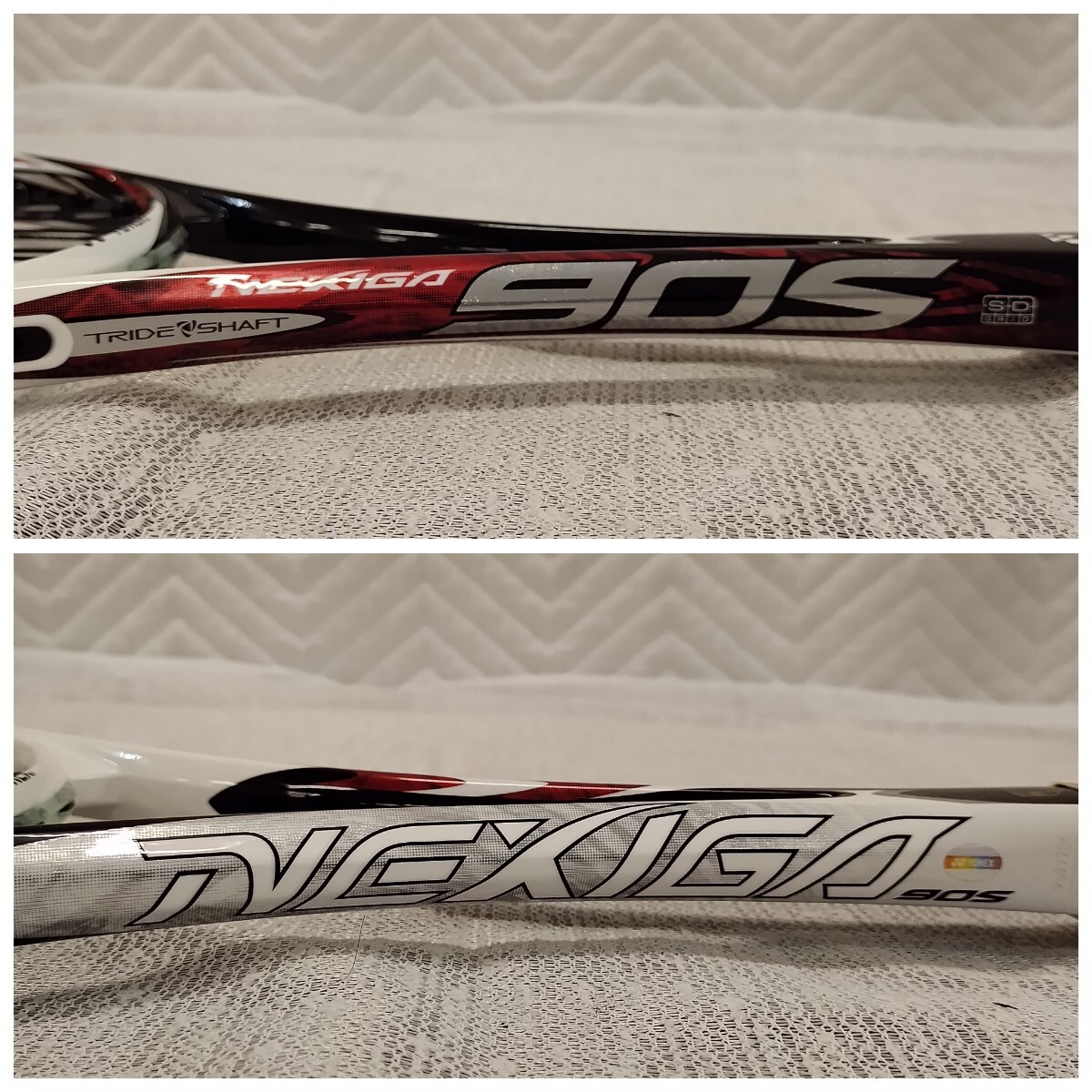 SK15 テニスラケット ヨネックス YONEX ネクスシーガ 90S Nitroframe ラケット スポーツ ラケットバッグセットの画像10