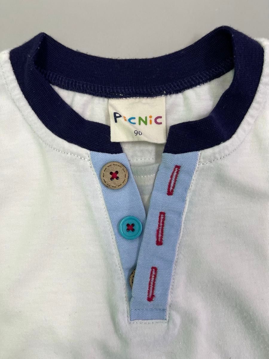 【比較的美品】Picnic ミキハウストレード　ノースリーブ　90サイズ