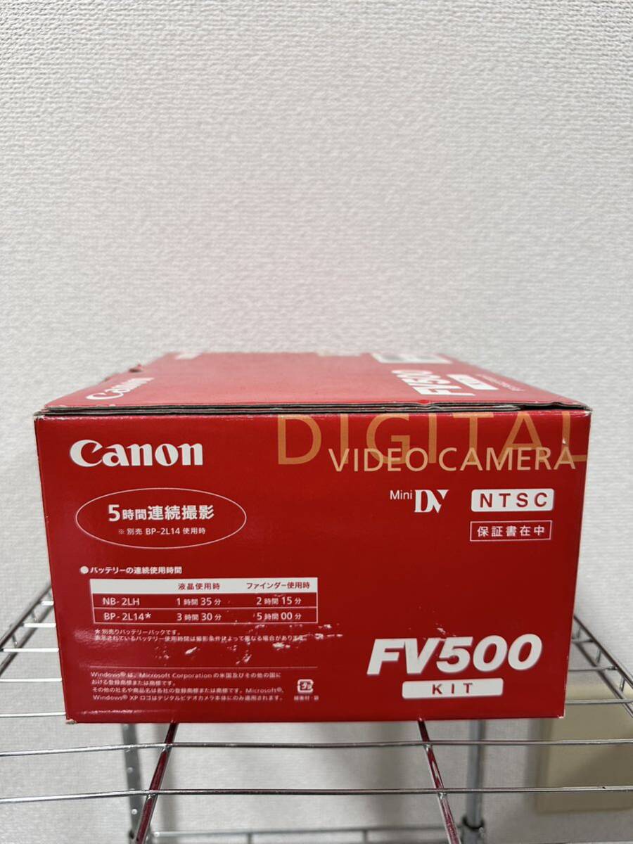 ［1円スタート］Canon FV500 KIT デジタルビデオカメラ DM-FV500KIT 20x/400x Cランクの画像9