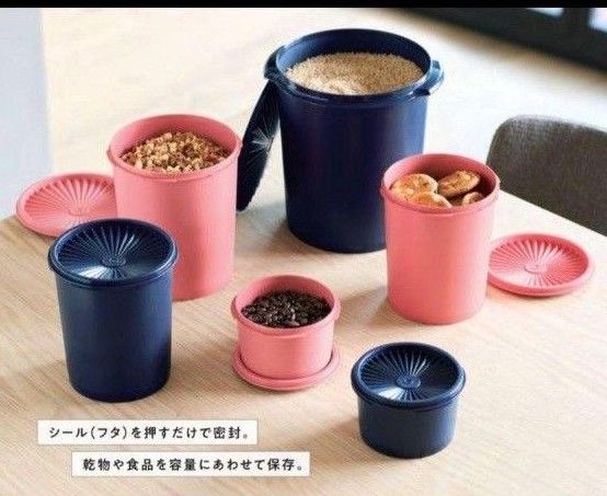 タッパーウェア 保存容器 マキシデコレーター 大小5個セット タッパーウェア 保存容器 マキシデコレーター 大小5個セット