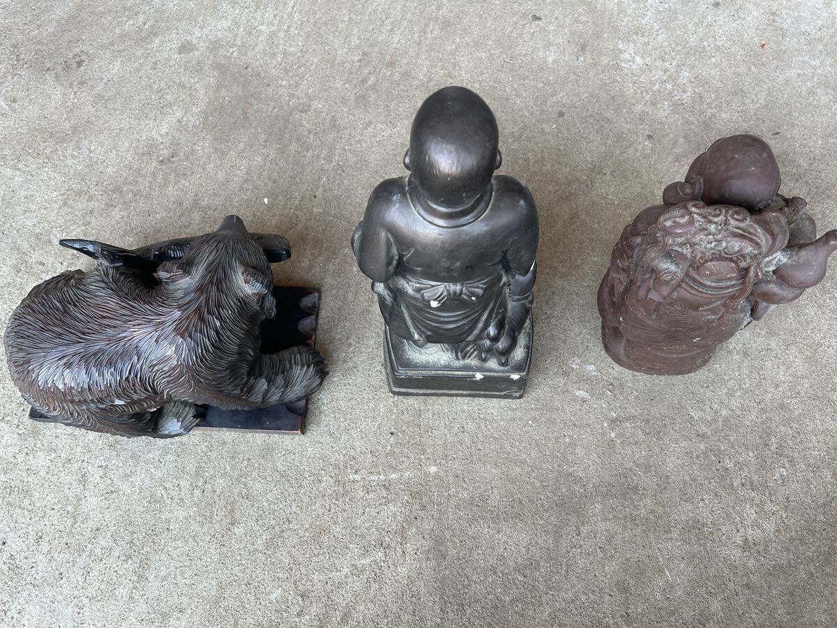 仏像 仏教美術 木彫 古美術 置物 当時物　コレクション　アンティーク　まとめ売り_画像8