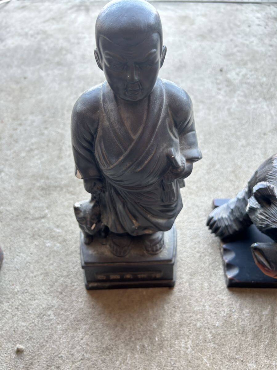 仏像 仏教美術 木彫 古美術 置物 当時物　コレクション　アンティーク　まとめ売り_画像3