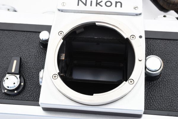 **Nikon Nikon F latter term single‐lens reflex camera silver I Revell finder film camera optics equipment #6003**