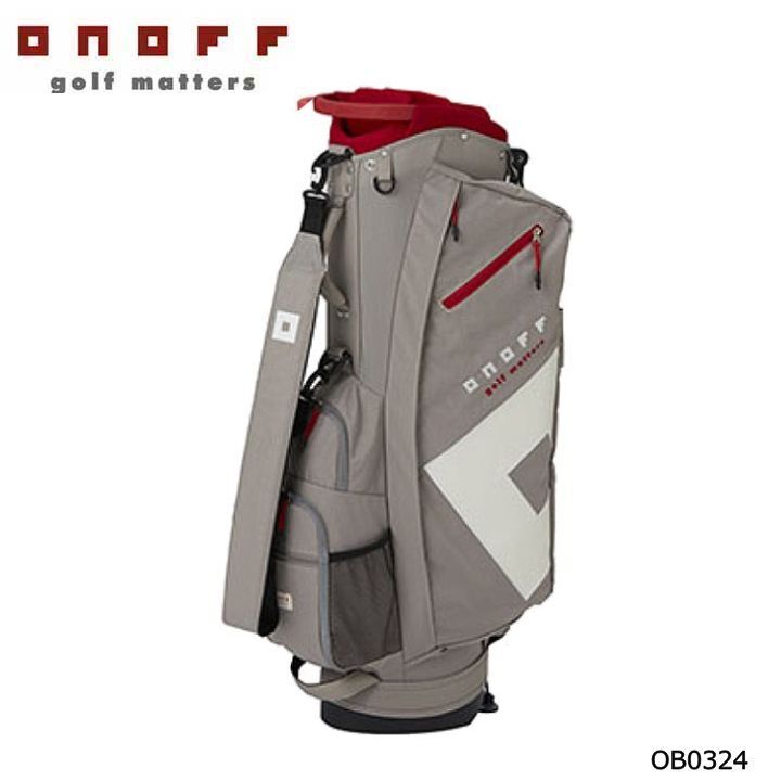 オノフ OB0324-45 スタンド型 キャディバッグ Caddie Bag 9型 2.6kg 47インチ対応 サンドベージュ ONOFF 即納_画像1