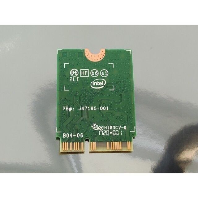 Intel Wireless-AC 9560NGW Wi-Fi 5 + Bluetooth 5 Combo M.2 カード　未使用