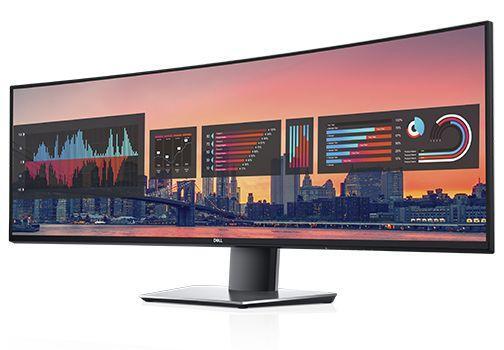 Dell デル デジタルハイエンドシリーズ U4919DW 49インチワイド曲面モニタ－ 2021年製の画像1