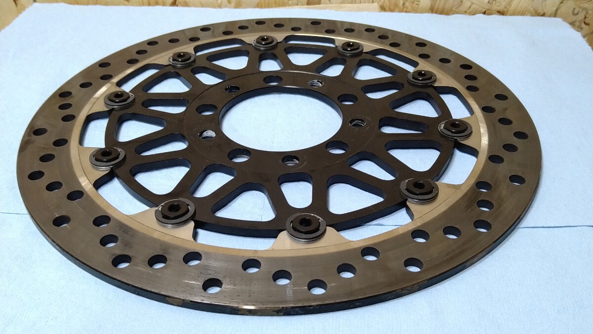  used Sunstar premium racing front disk rotor ZX-14R 320mm board thickness left right 5.4mm
