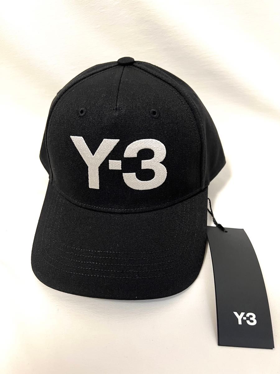 Y-3 LOGO CAP ワイスリー ロゴ キャップ 黒 H62981
