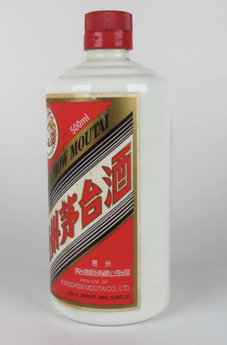 【SAKURAYA】貴州茅台酒 マオタイ酒 天女ラベル MOUTAI KWEICHOW 中国酒 500ml 43% 898g 古酒_画像2