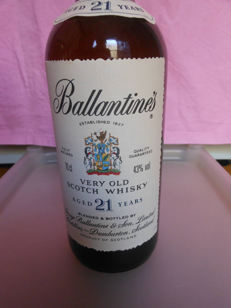 Ballantines バランタイン 21年 スコッチウイスキー 未開封 未開栓品の画像4