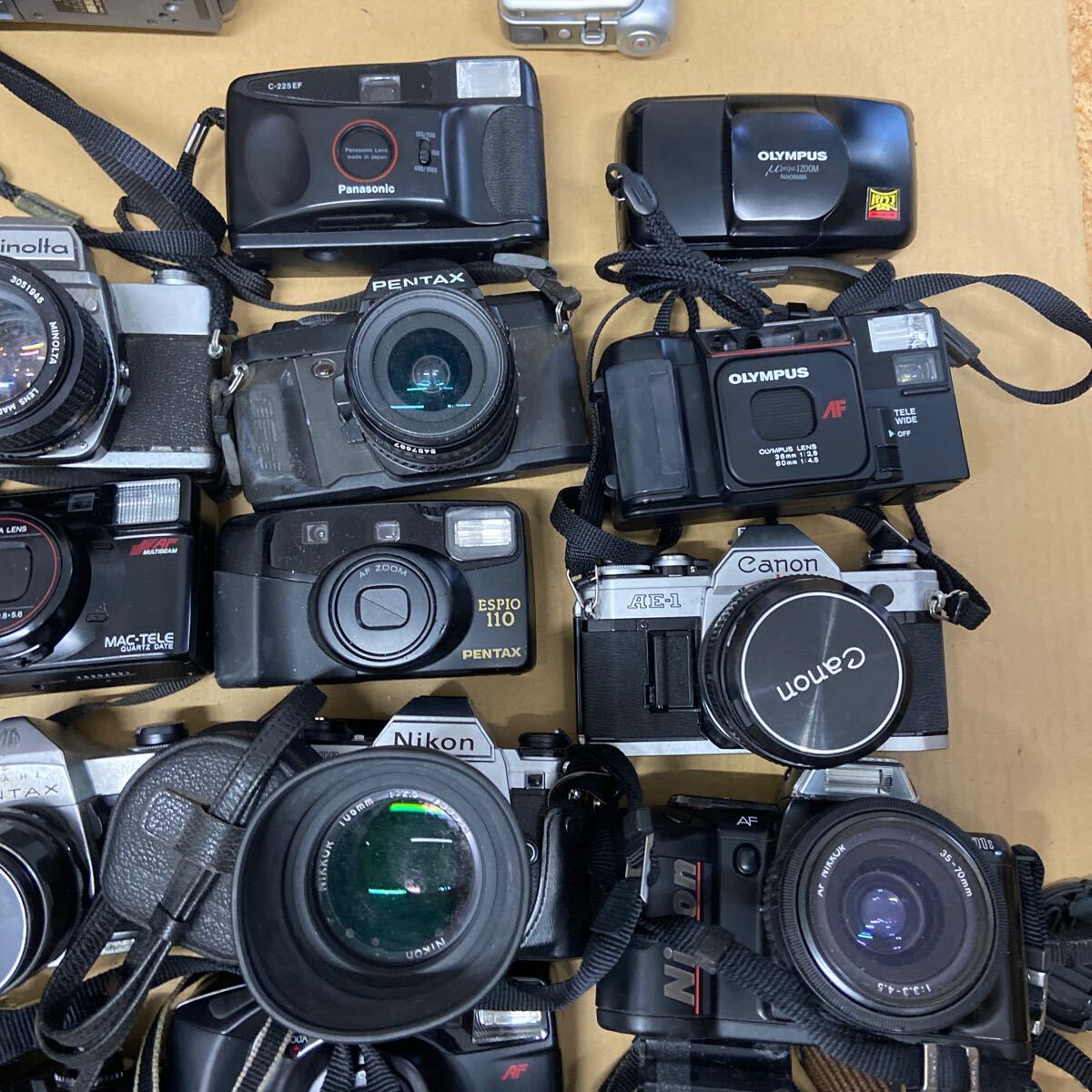 UTt358【まとめ売り】フィルムカメラ カメラ ビデオカメラ ポラロイド Canon OLYMPUS PENTAX 等 動作未確認 ジャンク扱いの画像7