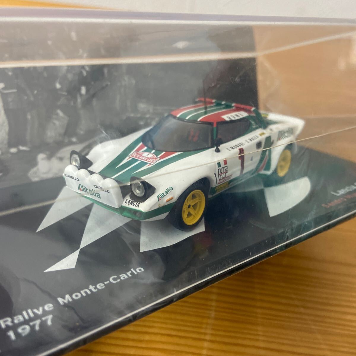 UTt369【未開封★】デアゴスティーニ 1/43 ラリーカーコレクション ランチアストラトス HF Lancia Astratos HF Monte Carlory 1977の画像2