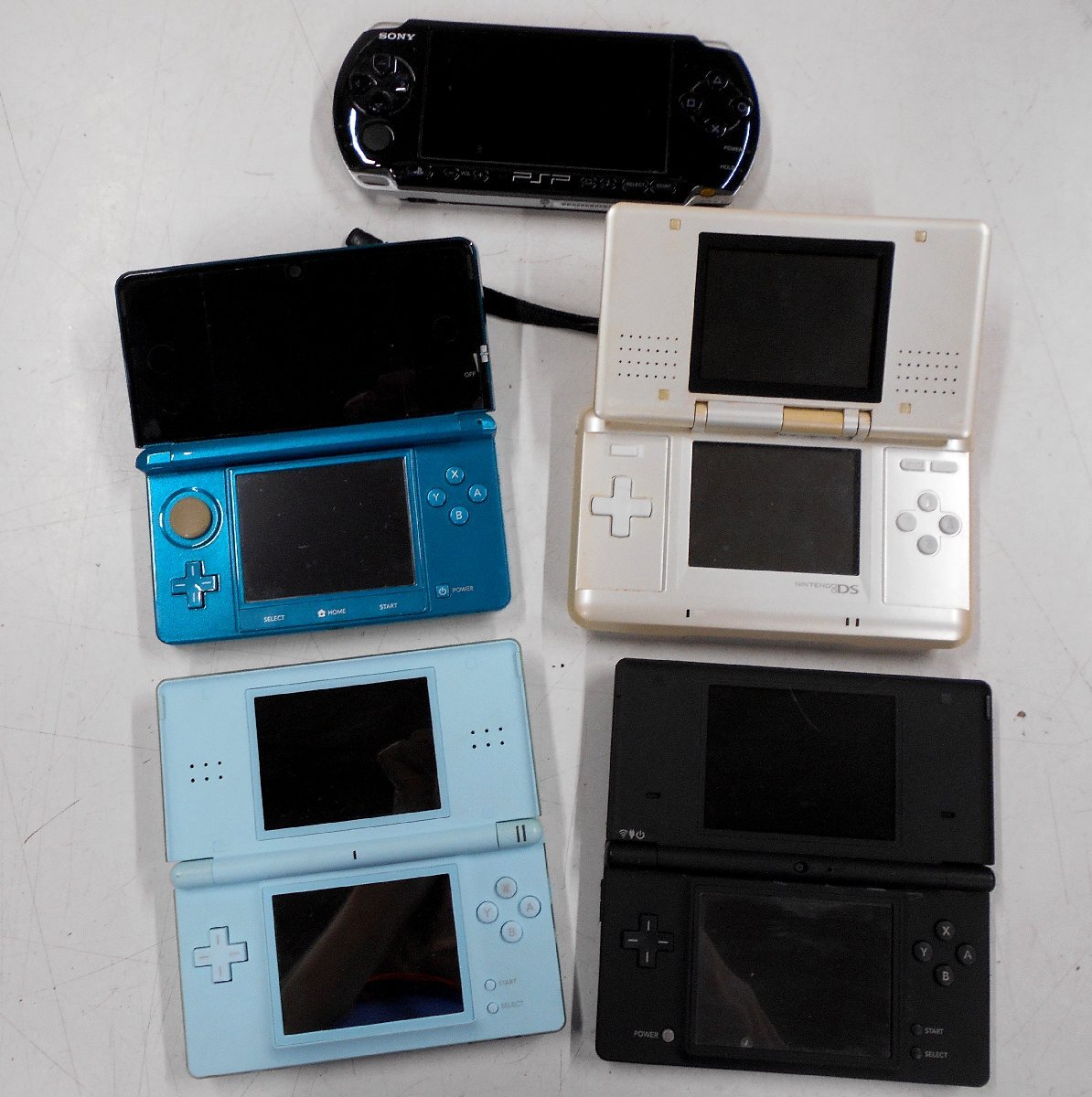 携帯ゲーム機 まとめ売り 3DS/DS light/DSi/DS/PSP 現状品 【セ218】の画像2